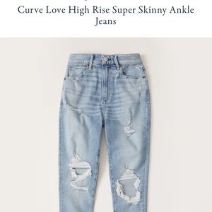 Abercrombie&Fitch Curve Love High Rise Super Skinn